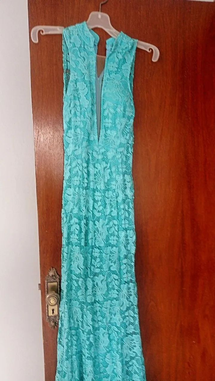 Vestido azul Tiffany 