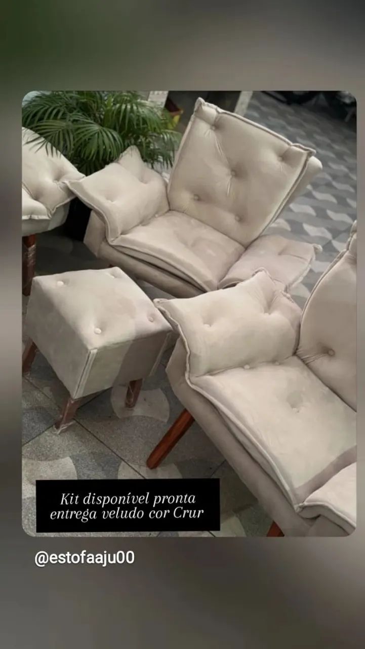 Poltronas lindas sofá  - Foto 2