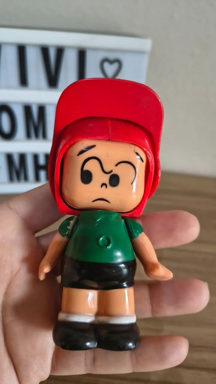 Boneco Cebolinha mix faces antigo vintage - Foto 4