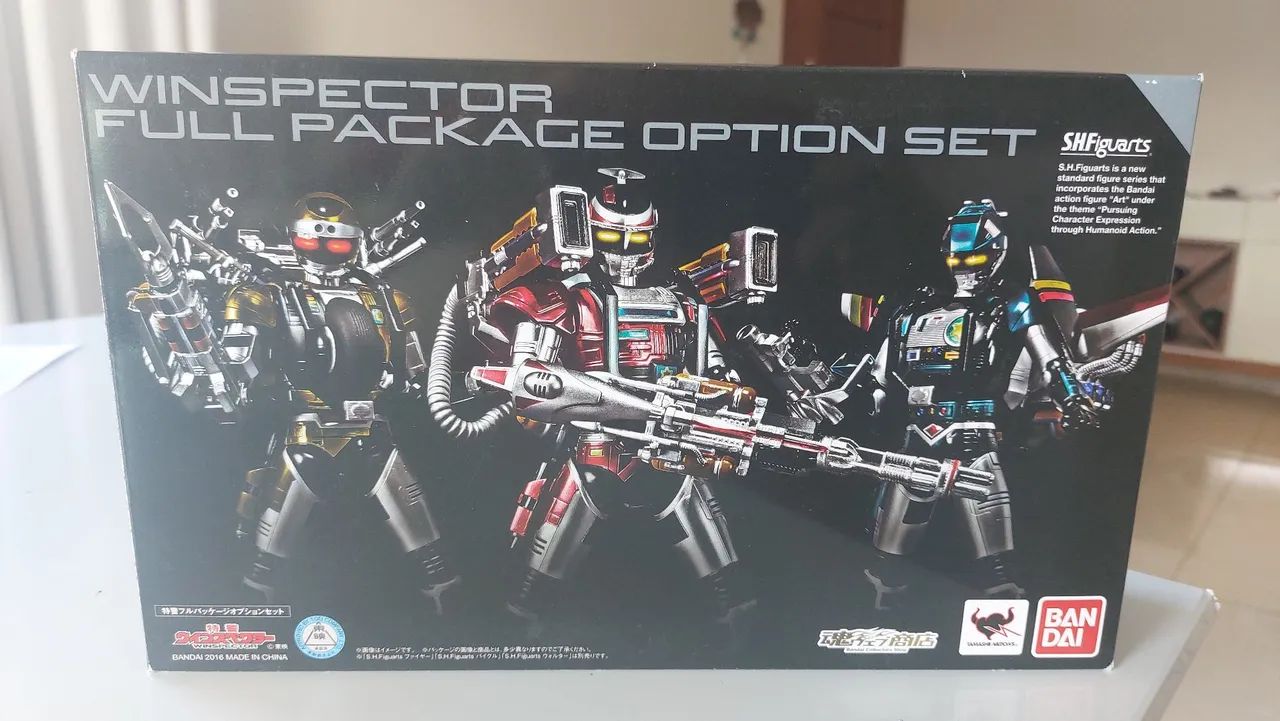 Winspectors set completo das armas e acessórios. Box lacrado