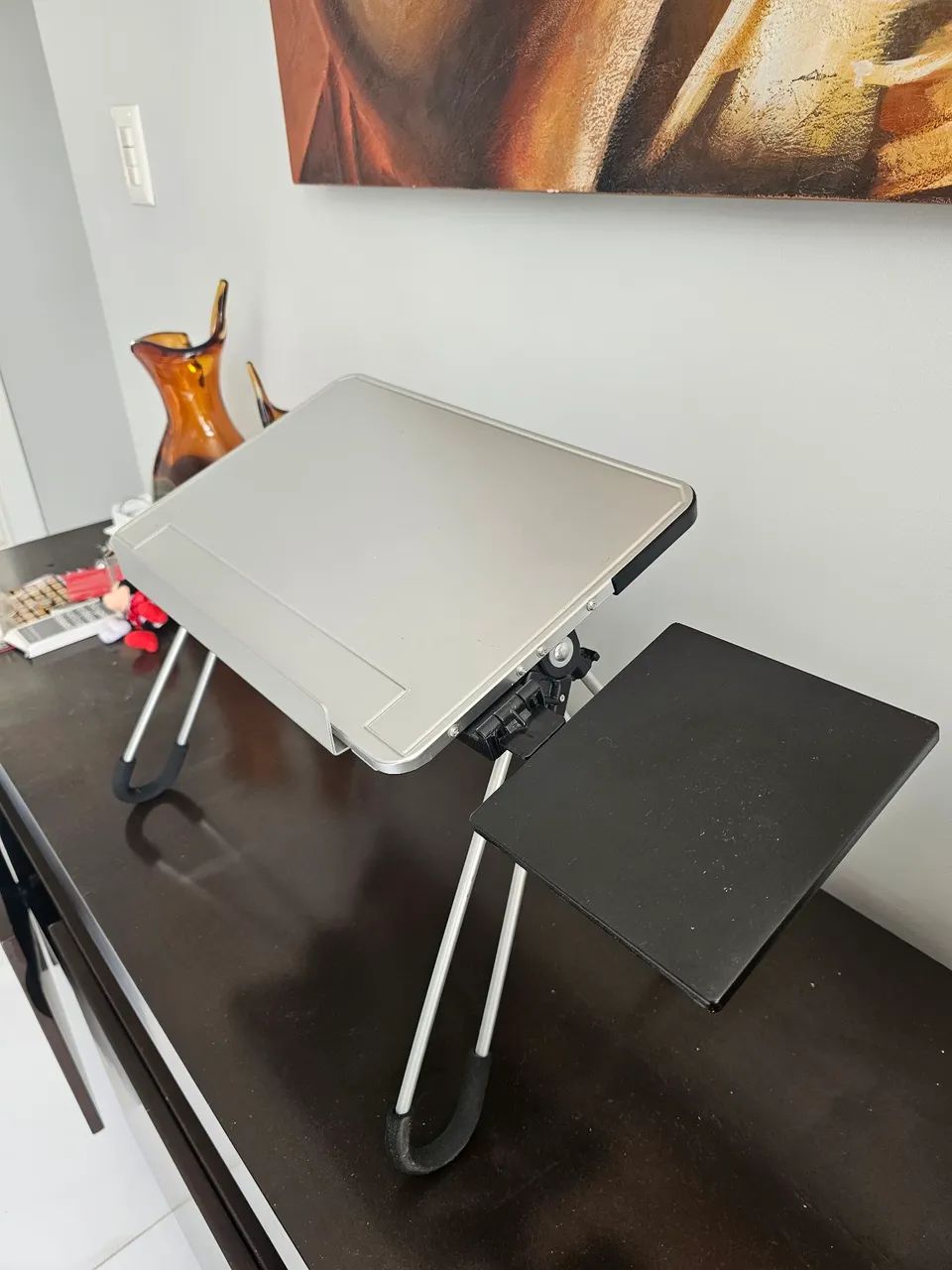 Mesa suporte notebook alumínio dobrável  - Foto 2