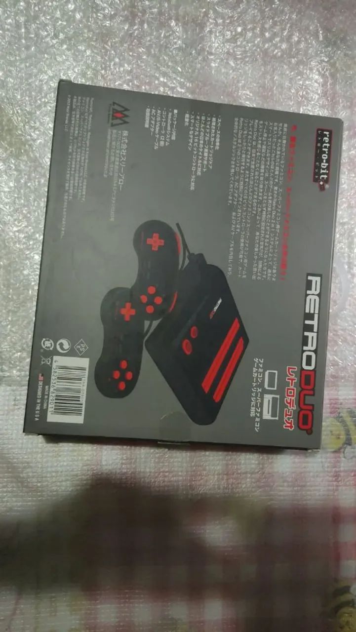 Retro duo, compatível com super Nintendo, nintendinho  - Foto 5