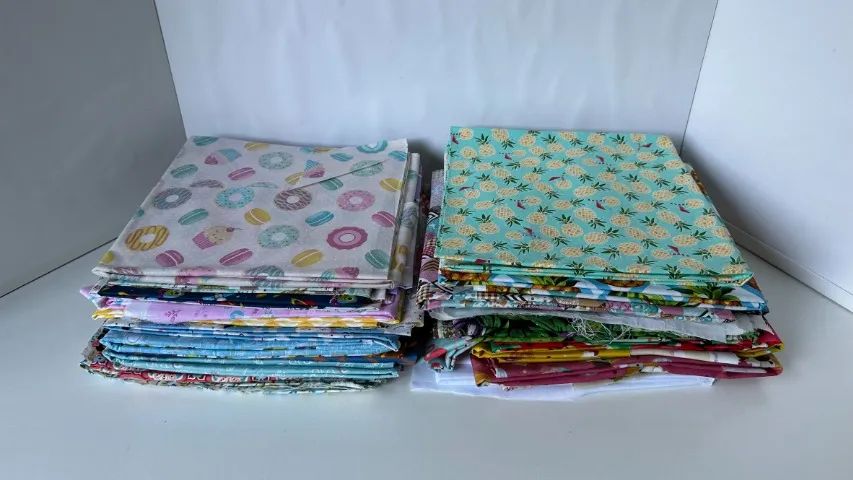 Lote de Tecidos estampado tricoline, 100% algodão #1