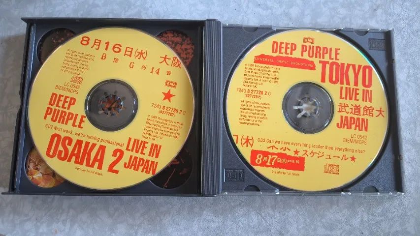 CD Deep Purple - Live In Japan - Triplo - CDs, DVDs etc - São