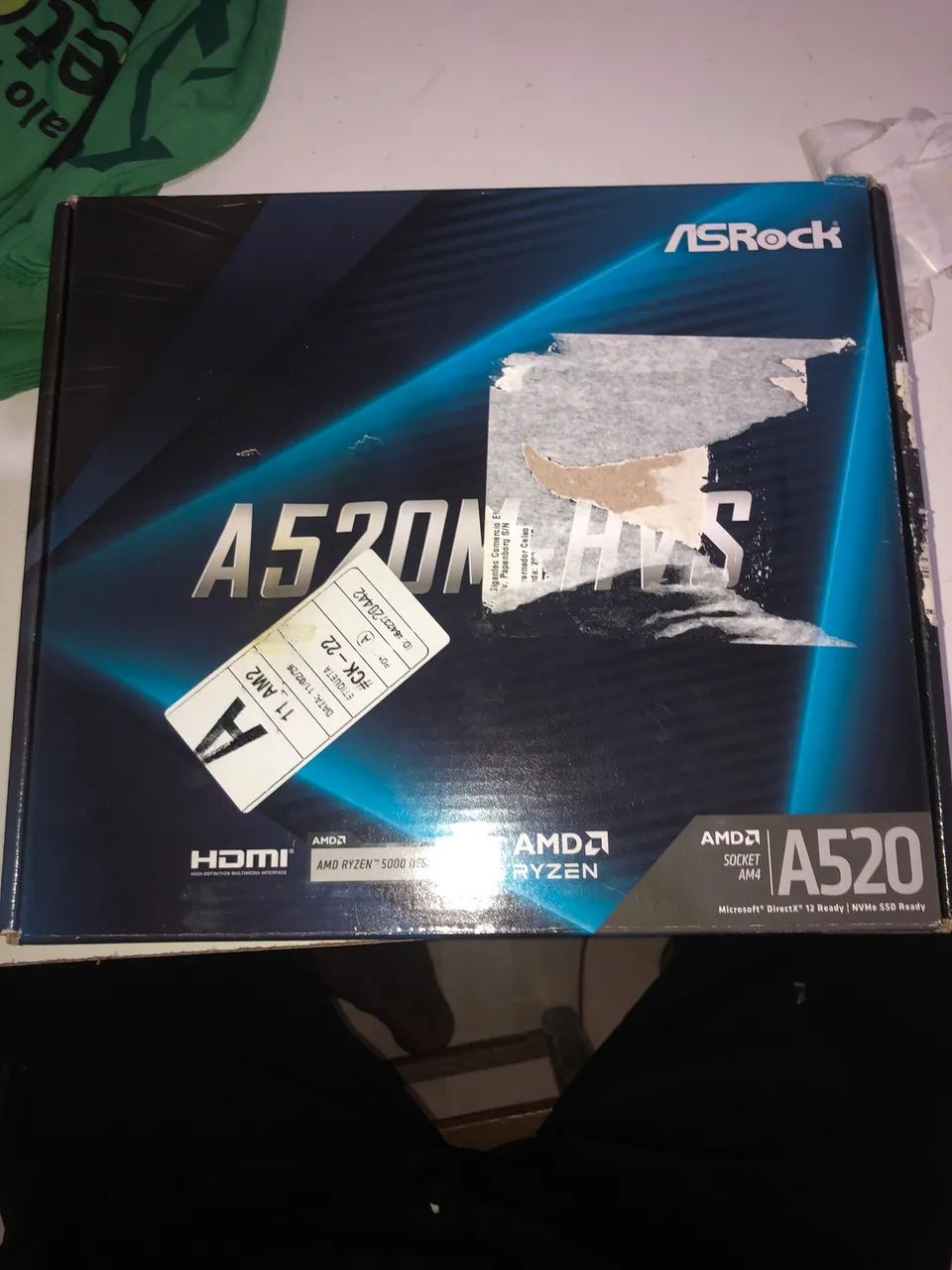 Vendo placa mãe a520m da asrock nunca usada  - Foto 4