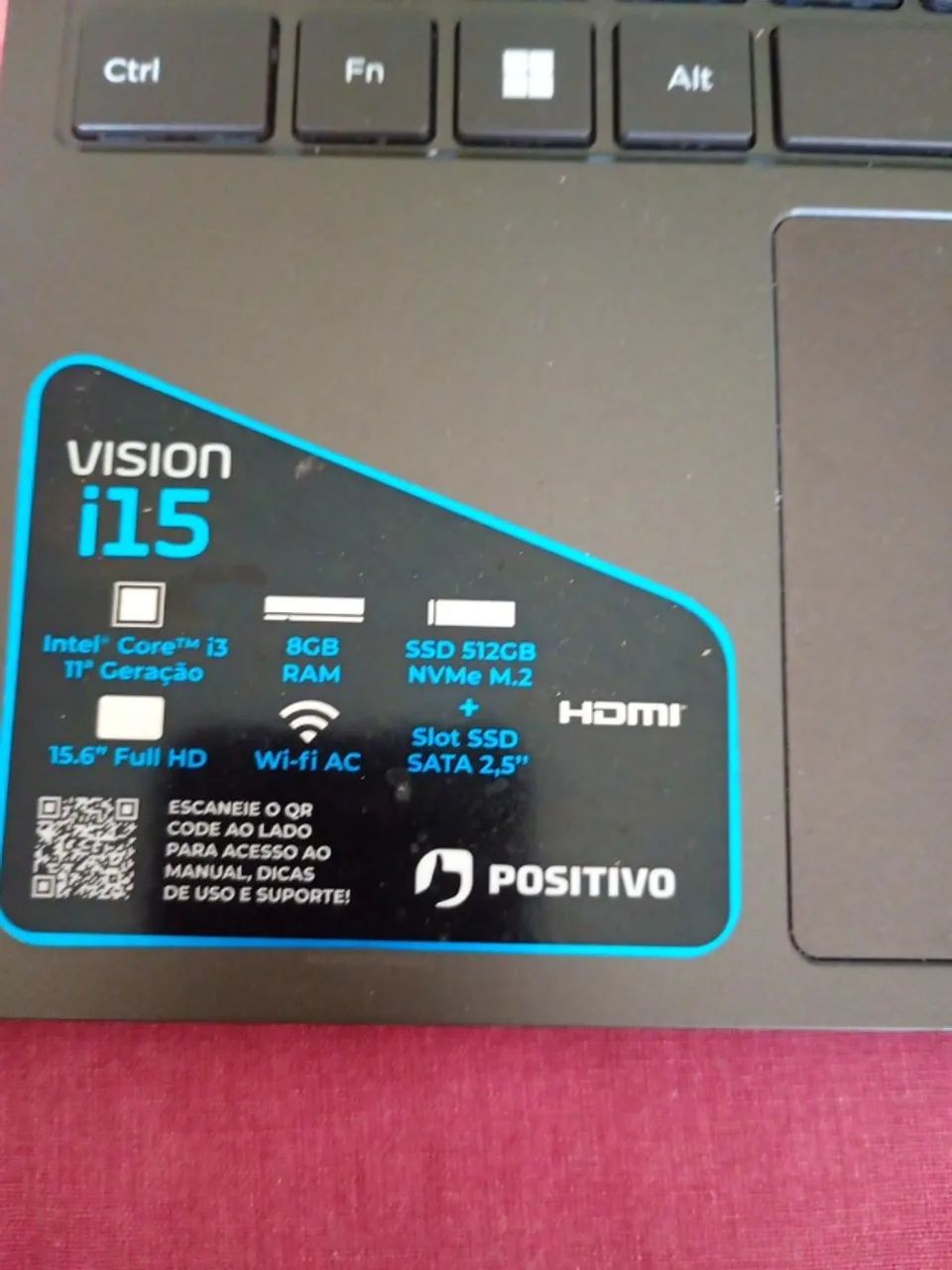 Notebook Positivo - 7 meses de uso
