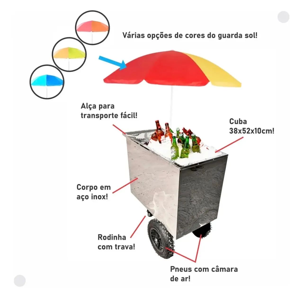 Carrinho de Drink  - Foto 4