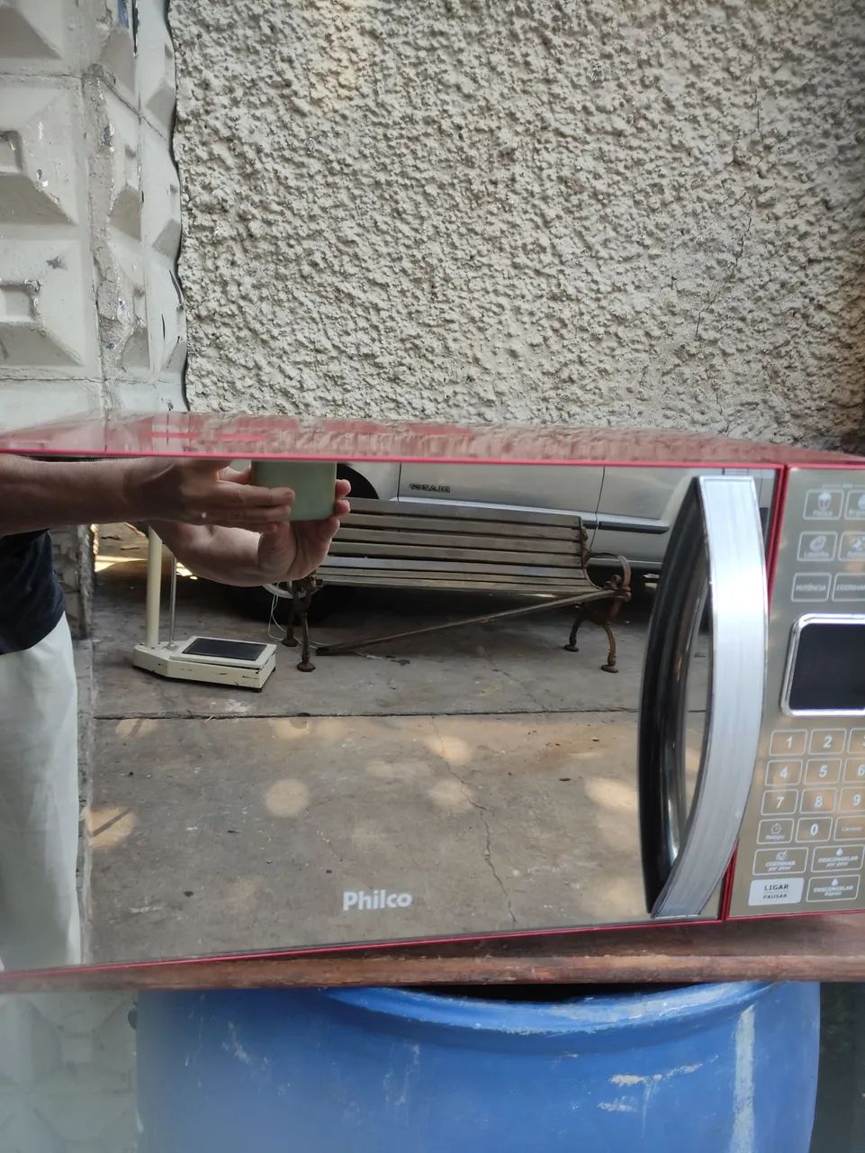 Microondas Philco Espelhado 