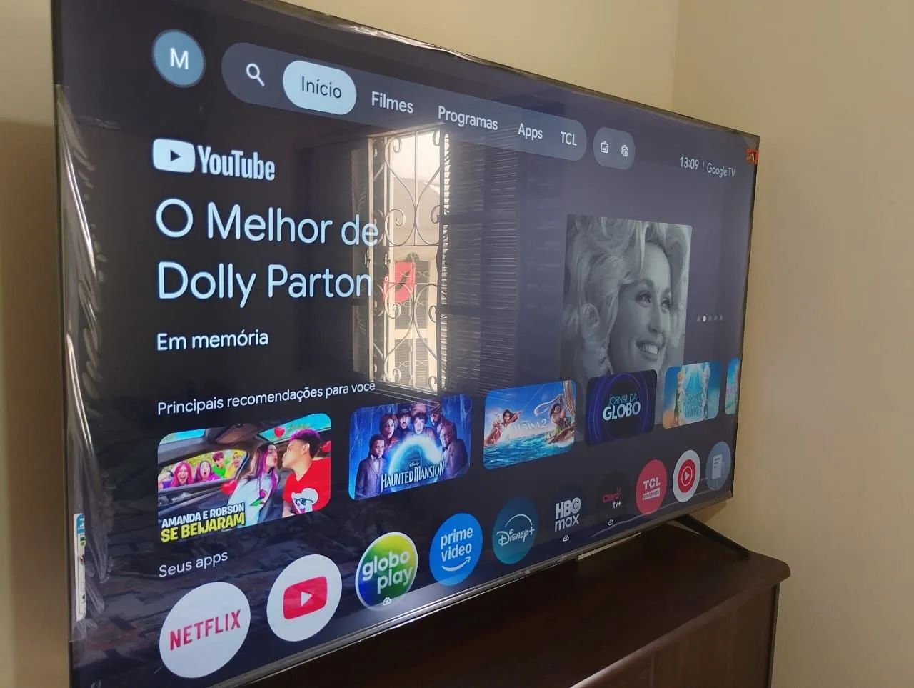TV TCL SMART 65 POLEGADA NOVA 7 MES DE USO - Foto 3