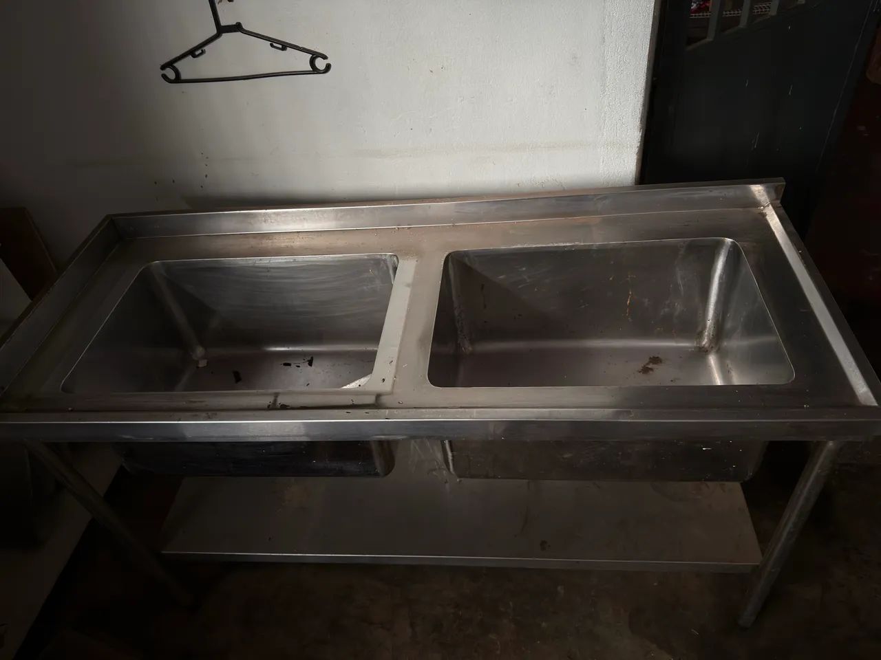 Bancada industrial inox duas cubas  - Foto 3