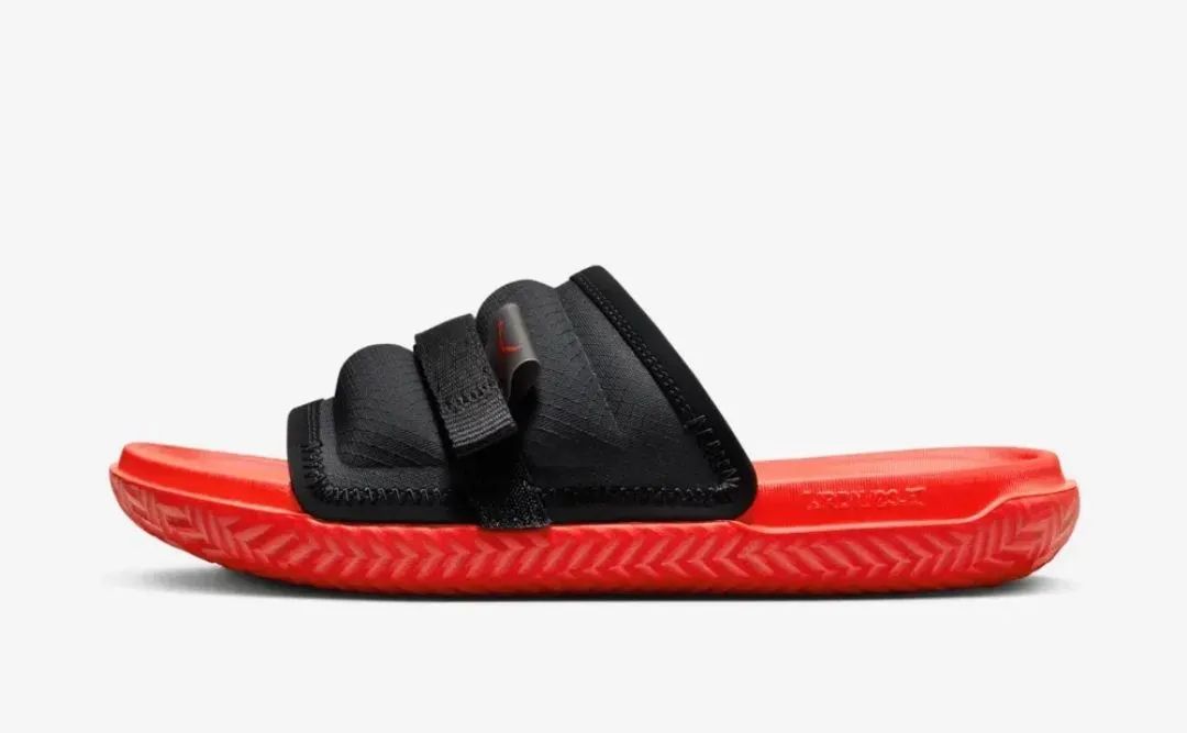 Chinelo Jordan Super Play Red Black - Foto 4