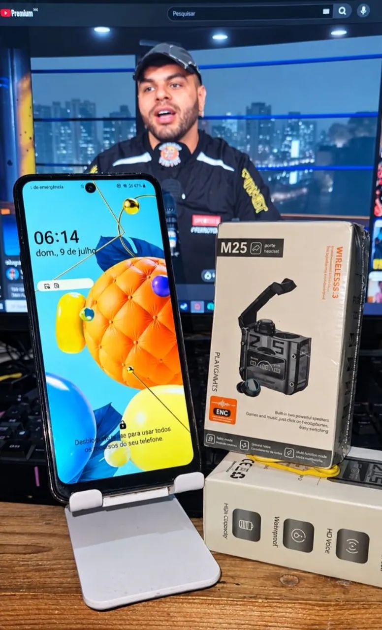 CELULAR LG K62 PLUS + FONE BLUETOOTH DE BRINDE  - Foto 3