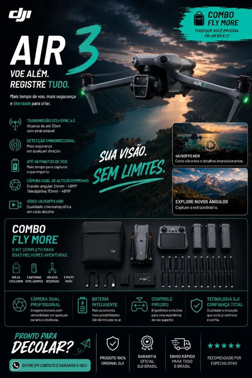 Drone DJI AIR 3 - Foto 4