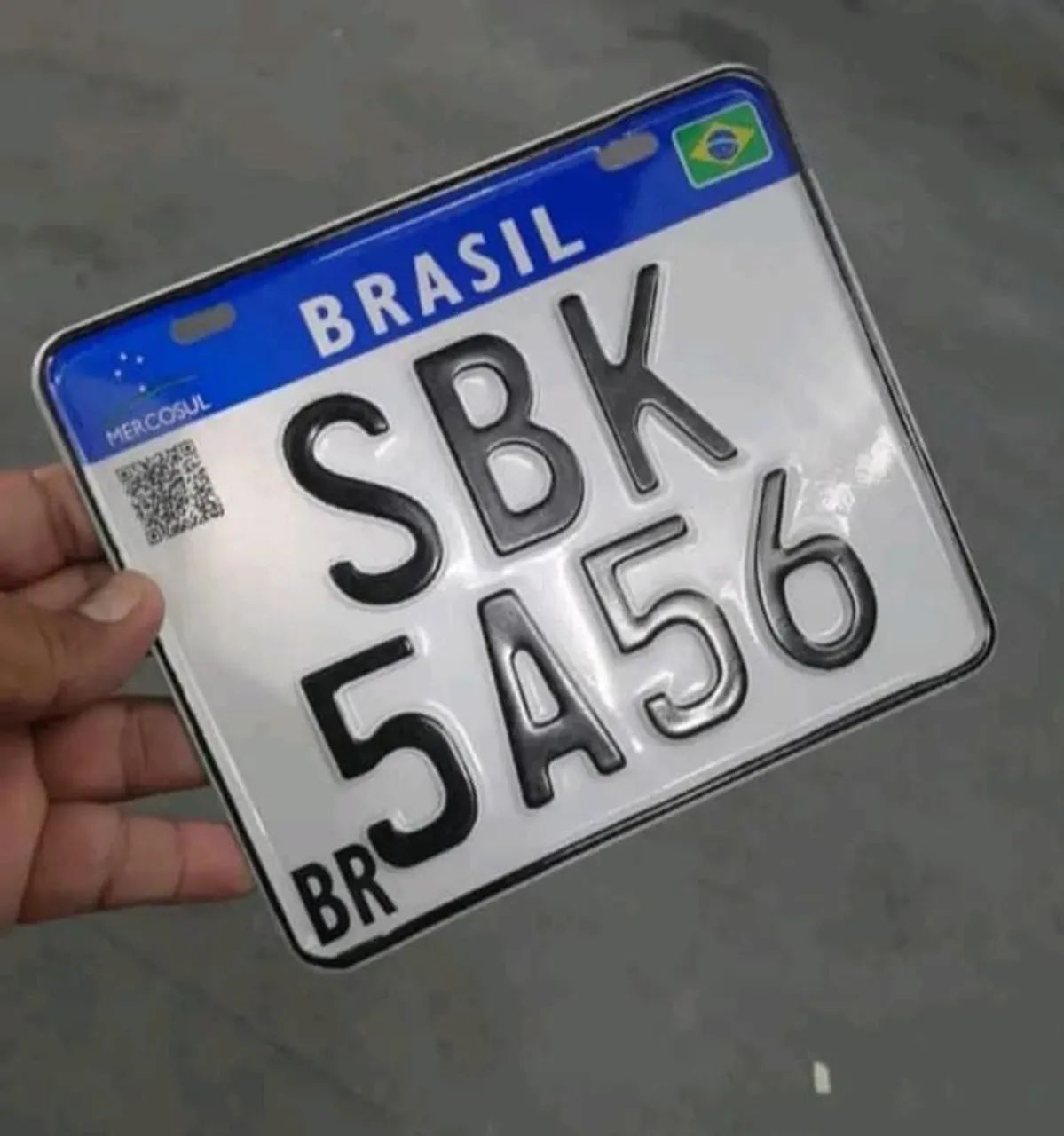 trabalhamos com placa Mercosul é luminosa para carro é moto 