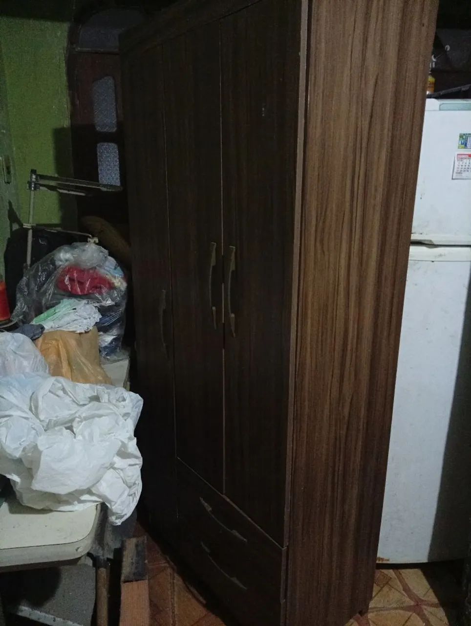 GUARDA ROUPA MARROM - Foto 3