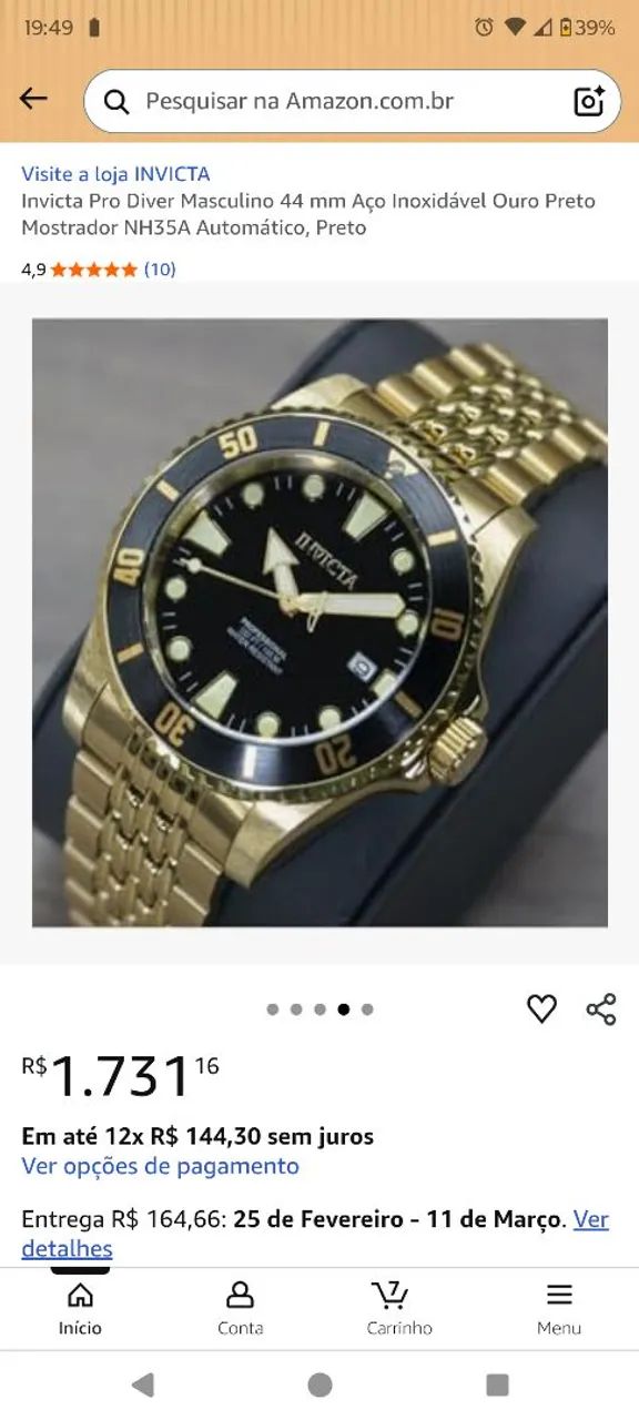 Relógio 39758 invicta - Foto 5