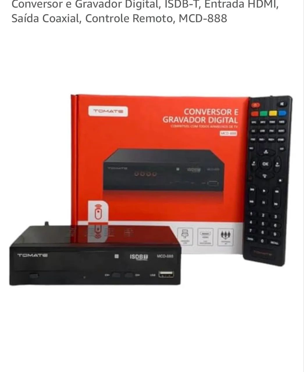 Conversor e gravador digital tomate model mcd-888,novo sem uso. - Foto 4