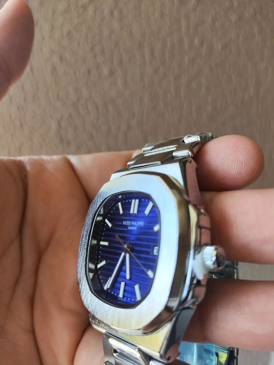PATEK Azul Fundo de Vidro  - Foto 2