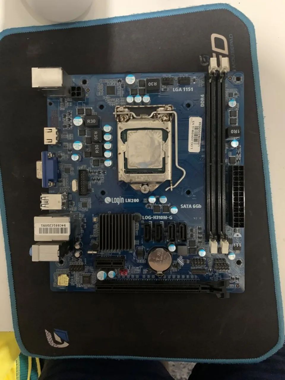 Kit placa lga1151 oitava geração  - Foto 2