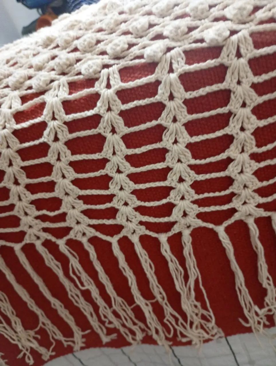 Colcha em crochê para cama de solteiro  - Foto 3