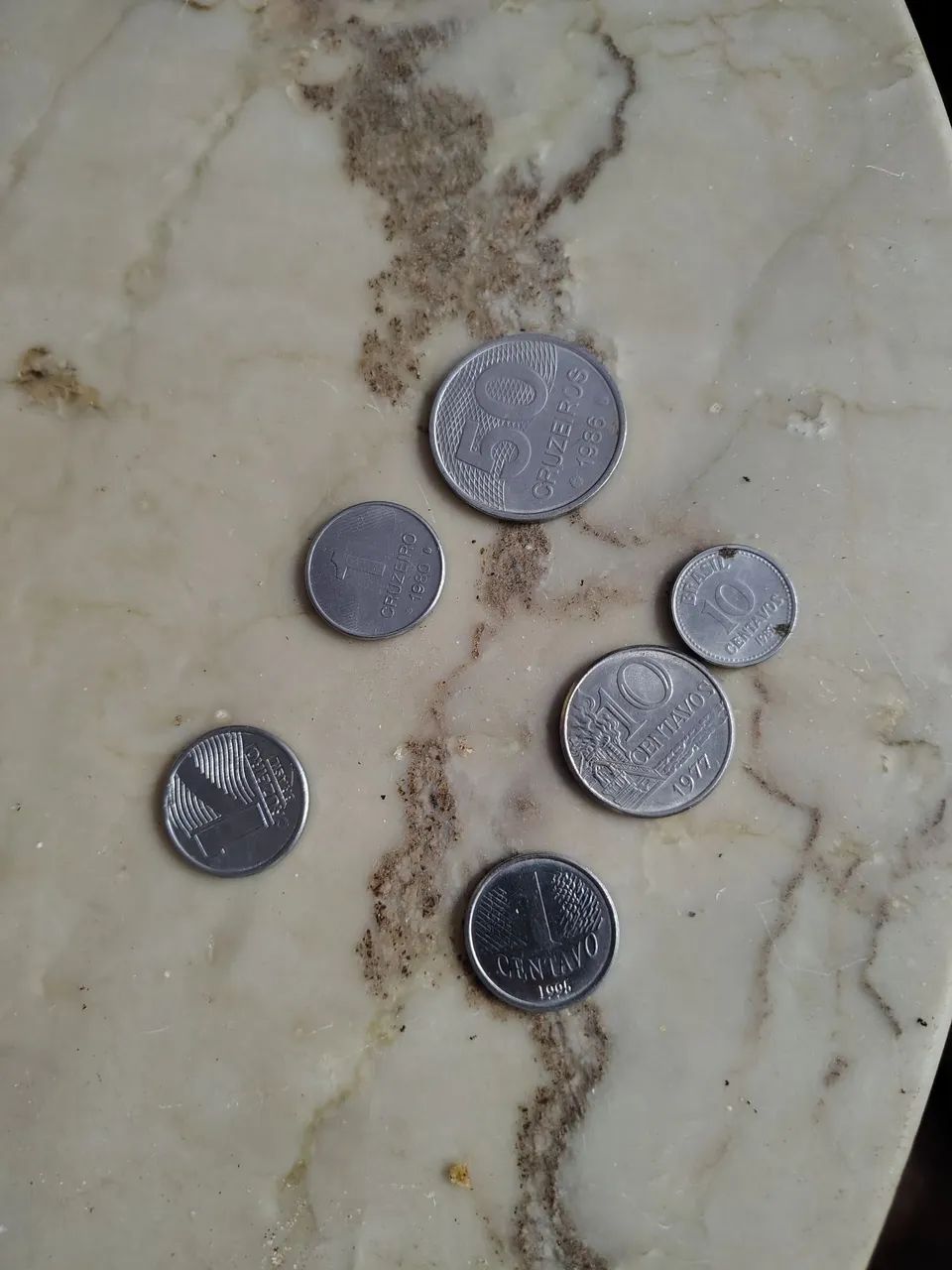 Lote moedas antigas brasileiras