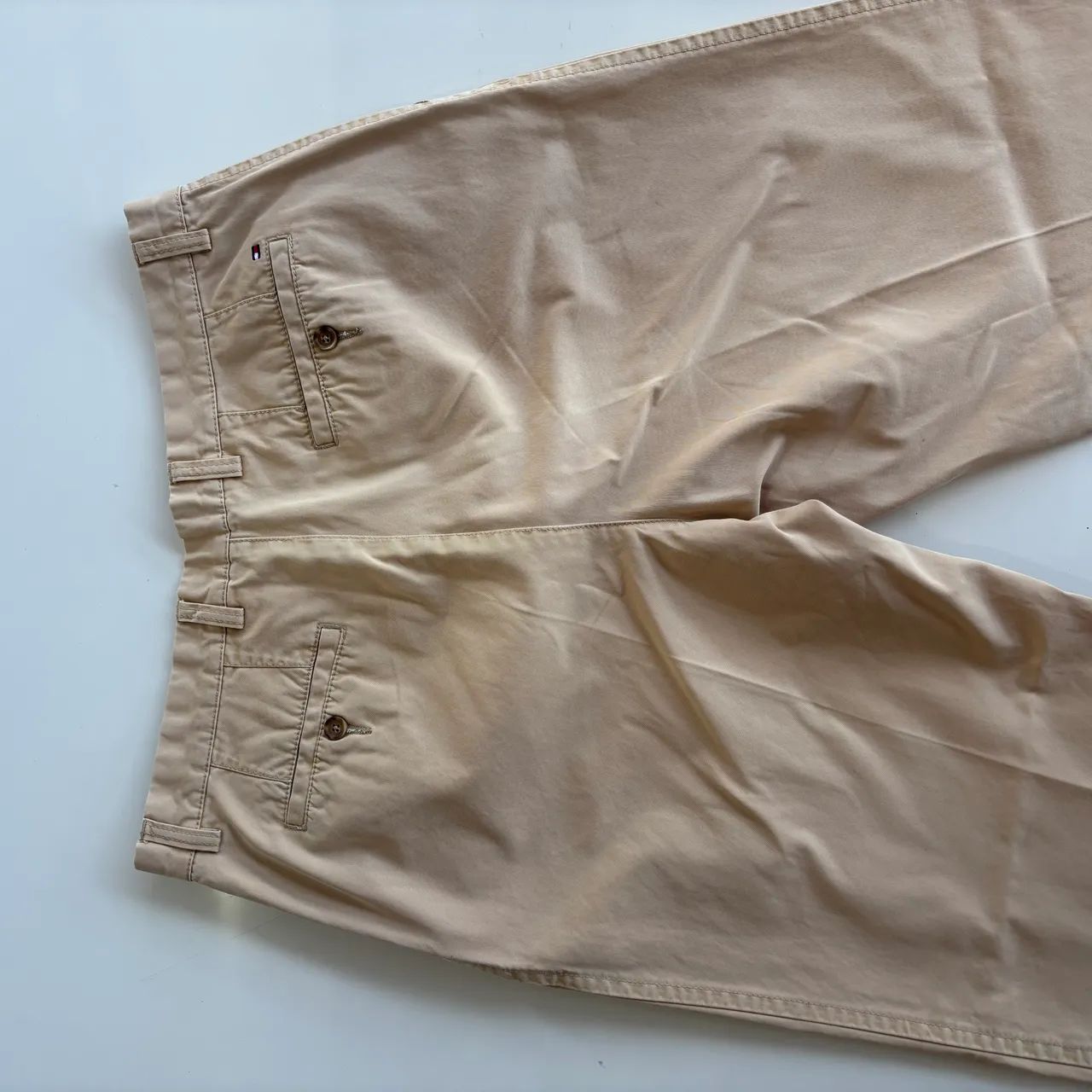 Calça Tommy Hilfiger chino bege  - Foto 5