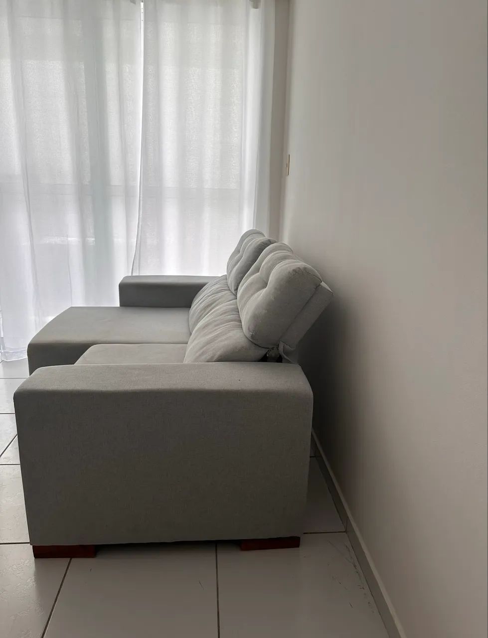 Sofá retrátil reclinável 2lugares 