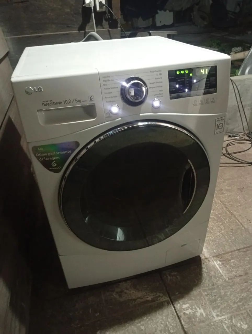 Lava e seca LG 10kg funcionando perfeitamente ótima máquina bem conservada  - Foto 3