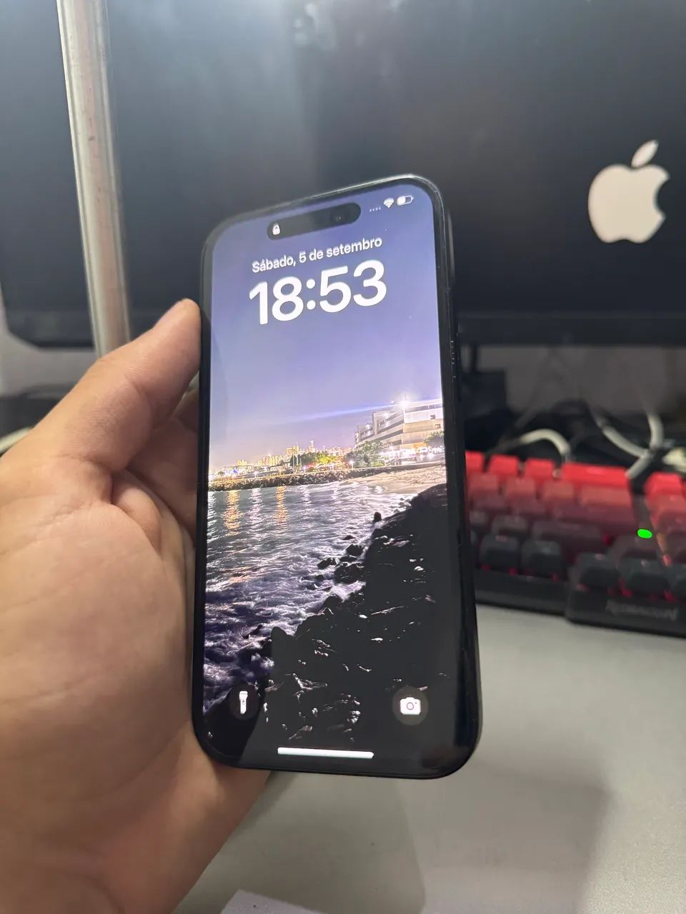 iPhone 15 preto 128GB  - Foto 3