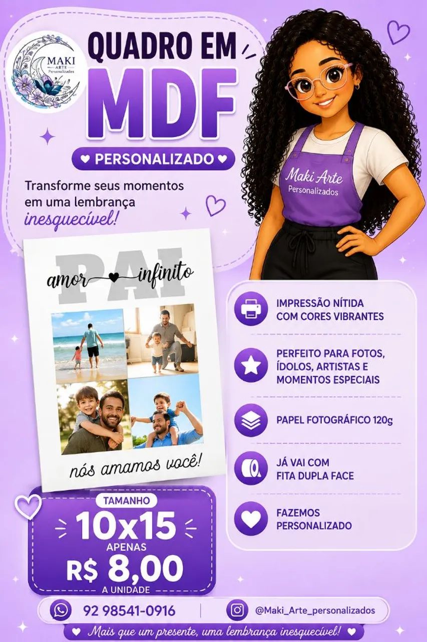 Quadro em MDF 