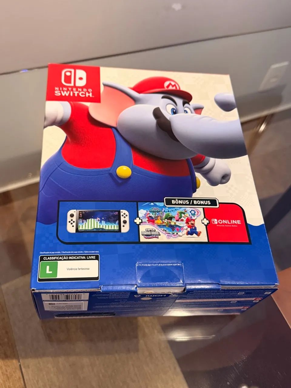 Nintendo Switch Console Oled 64gb Branco - Foto 4