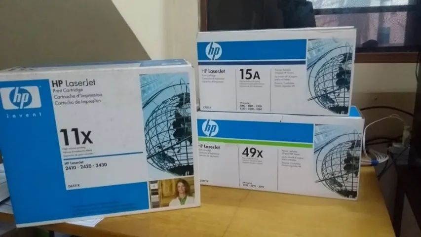 Cartuchos novos e recondicionado