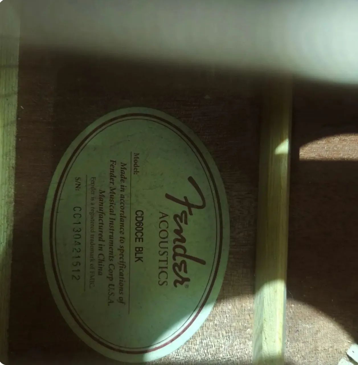 Violão Fender CD-60CE BK! - Foto 4