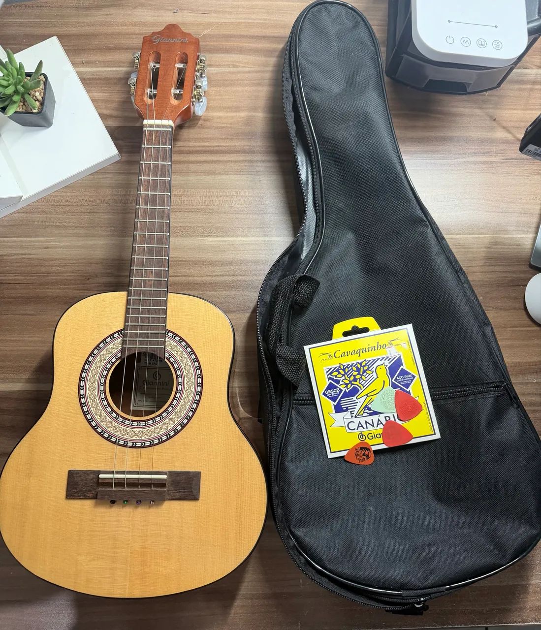 Cavaquinho Giannini CS-34 Performance Plus + Bag, Cordas e Palhetas