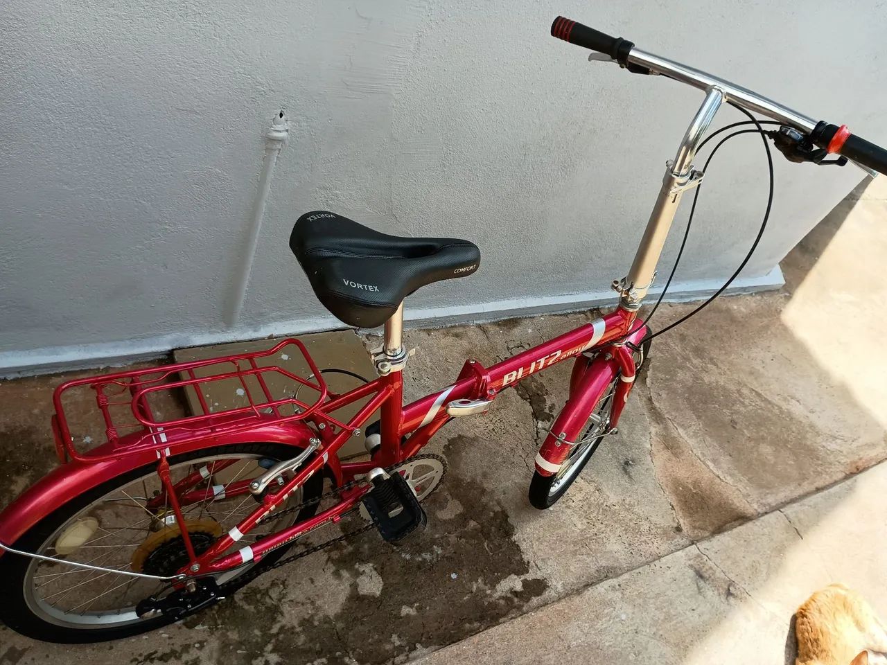 Bicicleta aro 20 dobrável em alumínio  - Foto 3