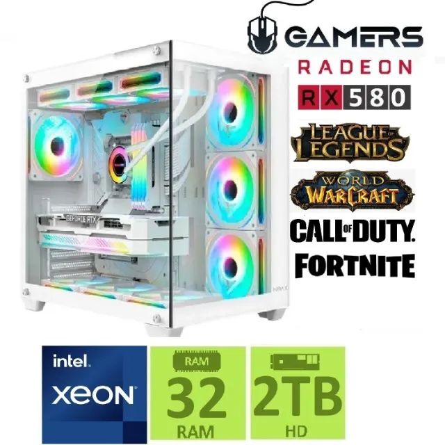 PC Gamer Xeon| 32GB| Radeon| 2TB (Vendo\Troco) 