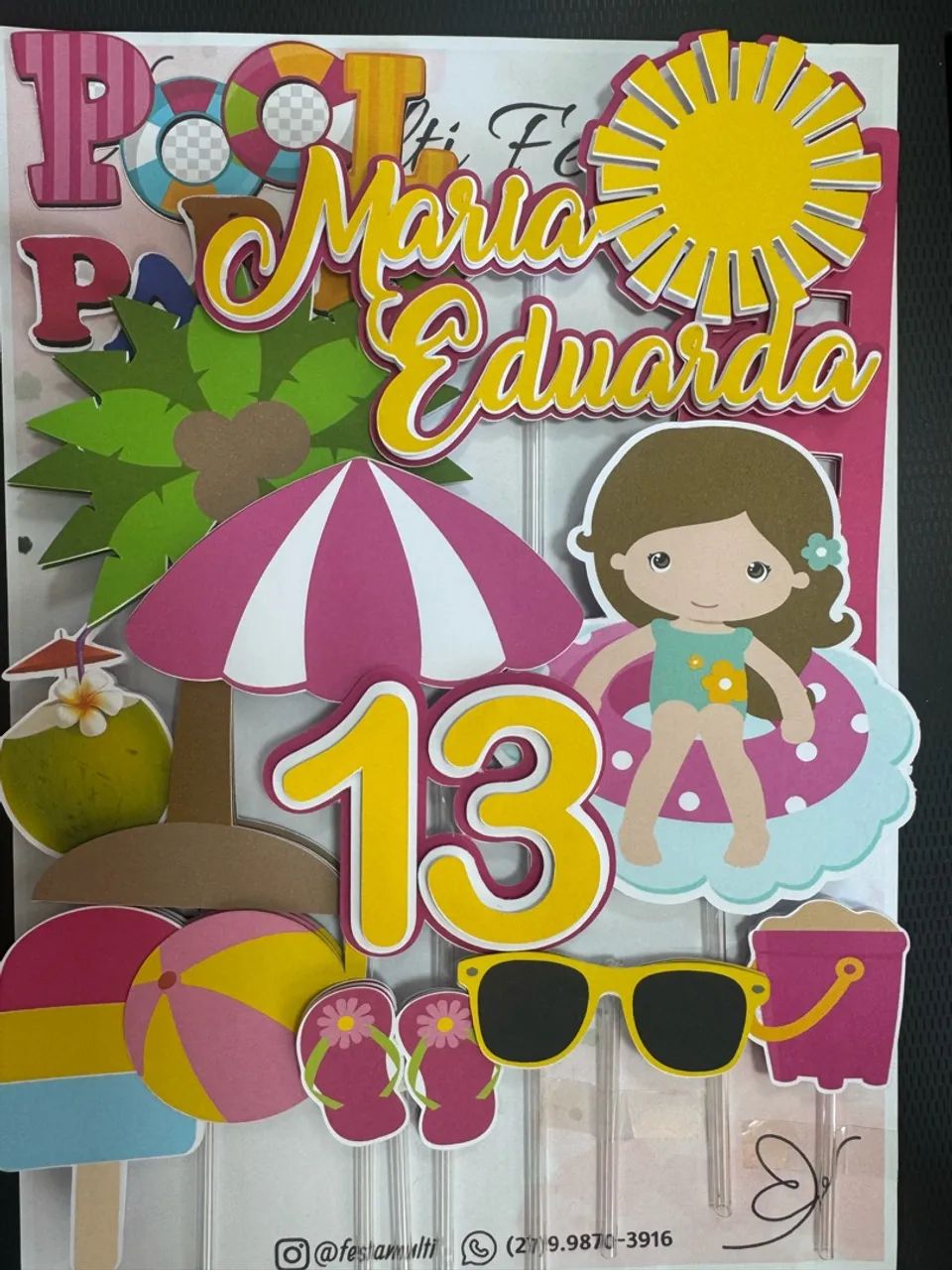 Tipo de bolo simples e em 3d  - Foto 5