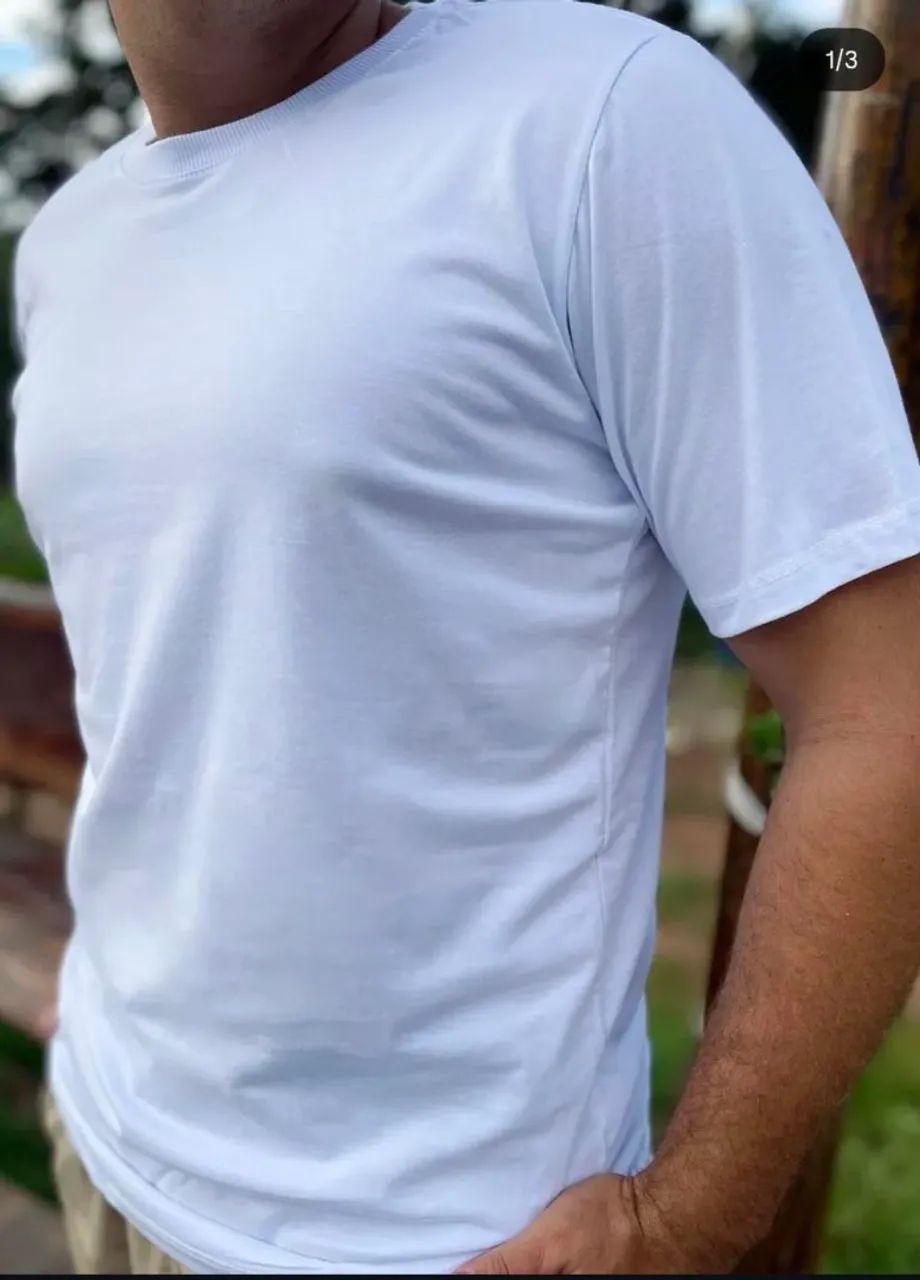 Oportunidade de compra. Camisetas básicas Menegotti a preço de custo  - Foto 4