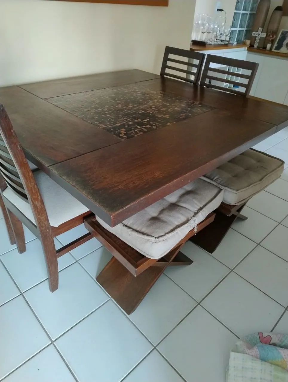Mesa madeira Gravatá 