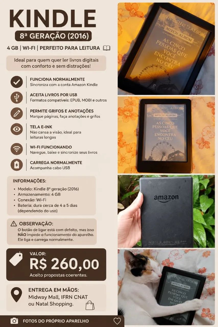Kindle 8° geração 
