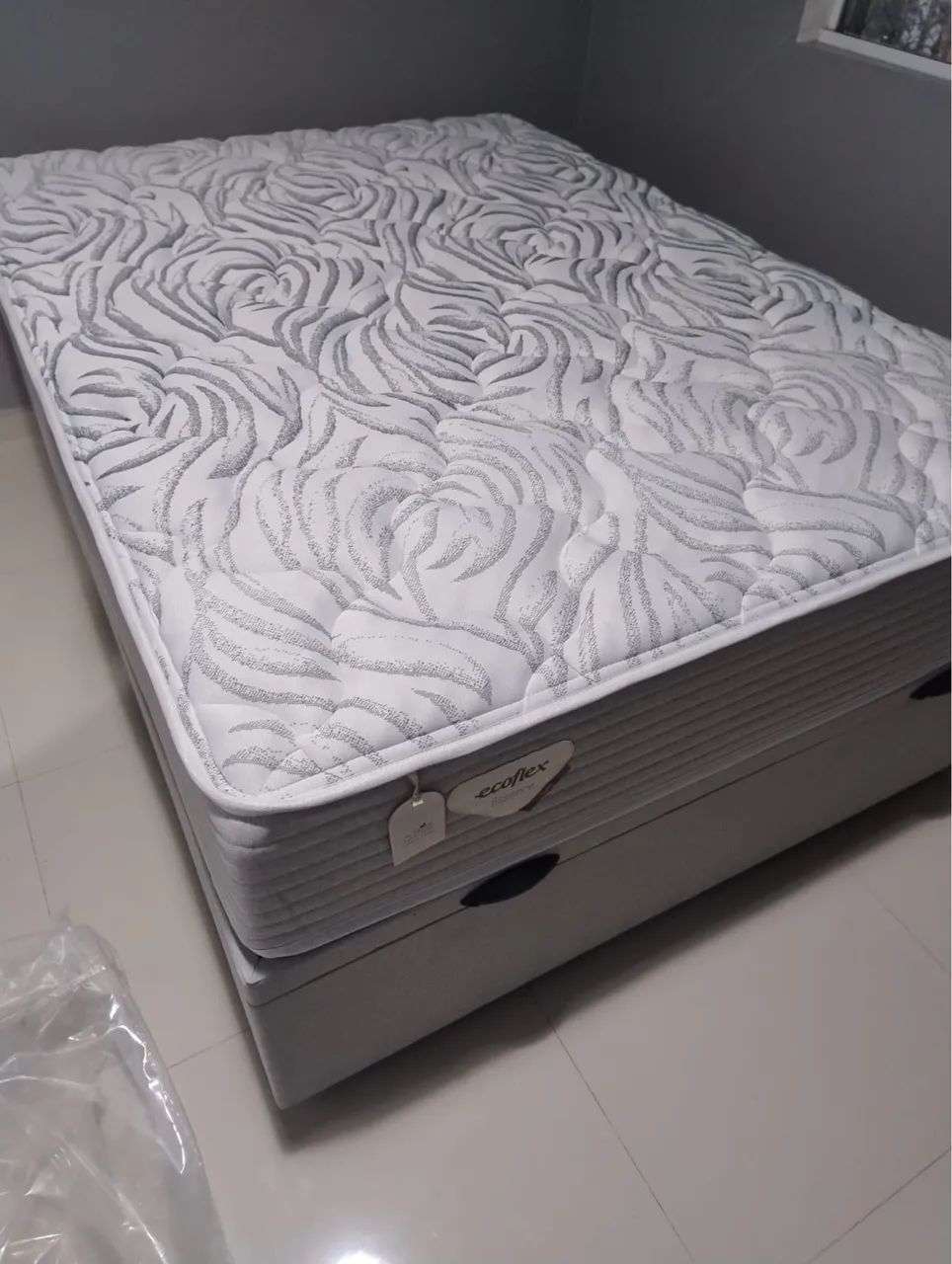 Cama de casal Ecoflex com box