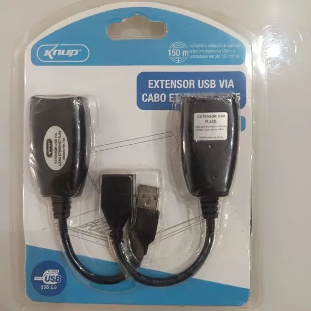 Extensor USB via Cabo Ethernet RJ45
