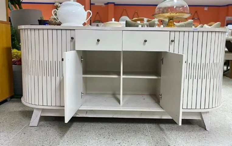 Buffet Mônaco Calacata/Off White - Foto 3