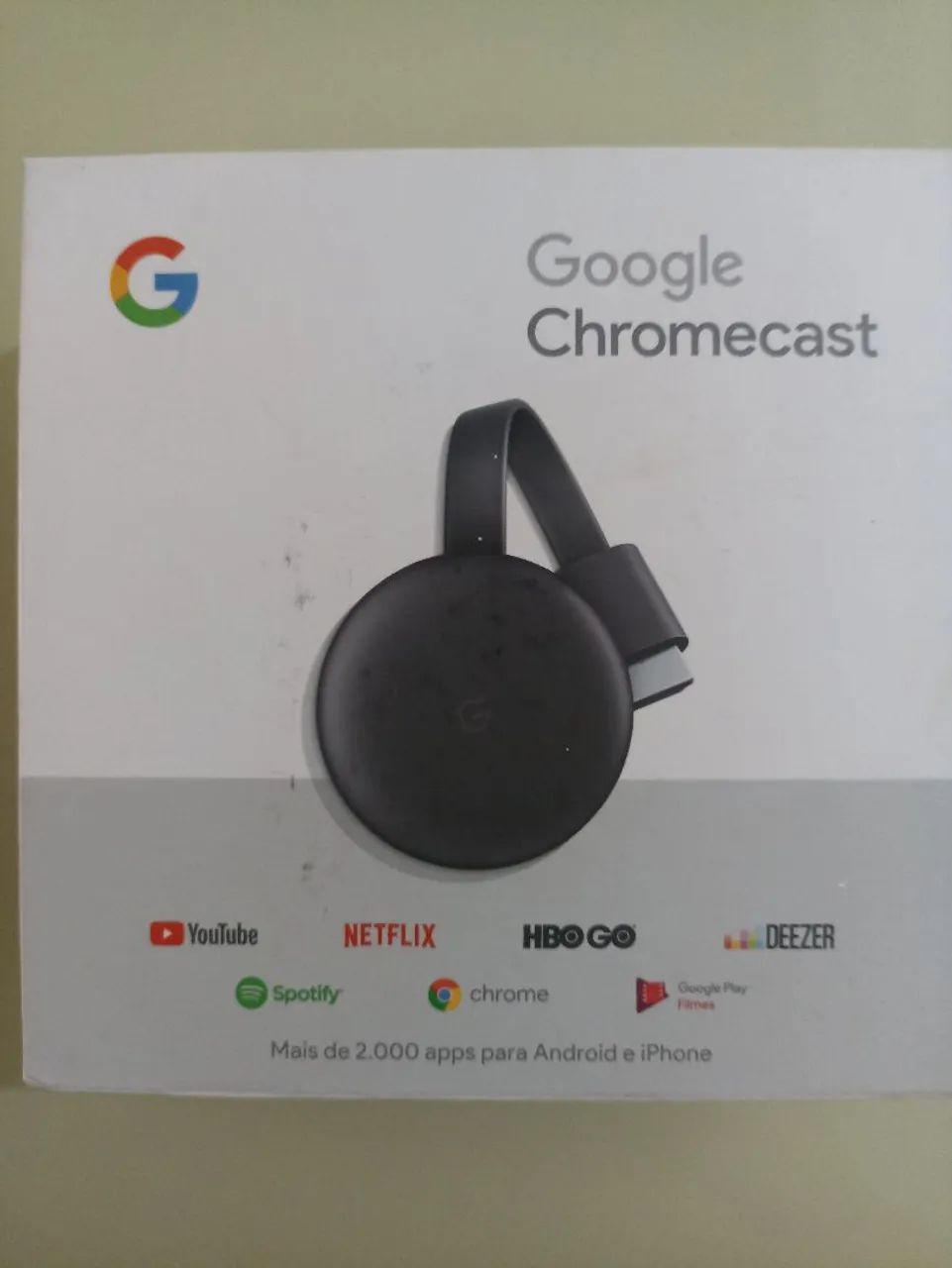 Google Chromecast semi novo 