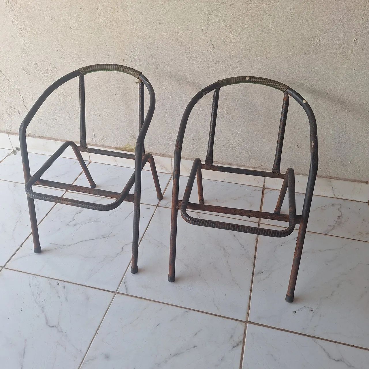 Armação de cadeira de ferro