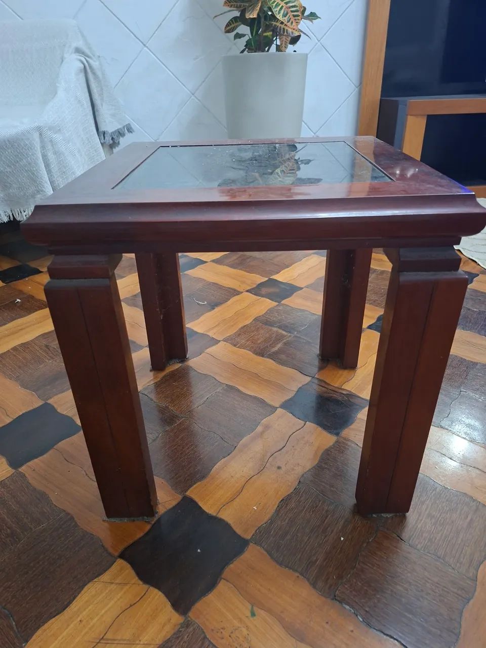 2 Mesinhas de canto de madeira  - Foto 3