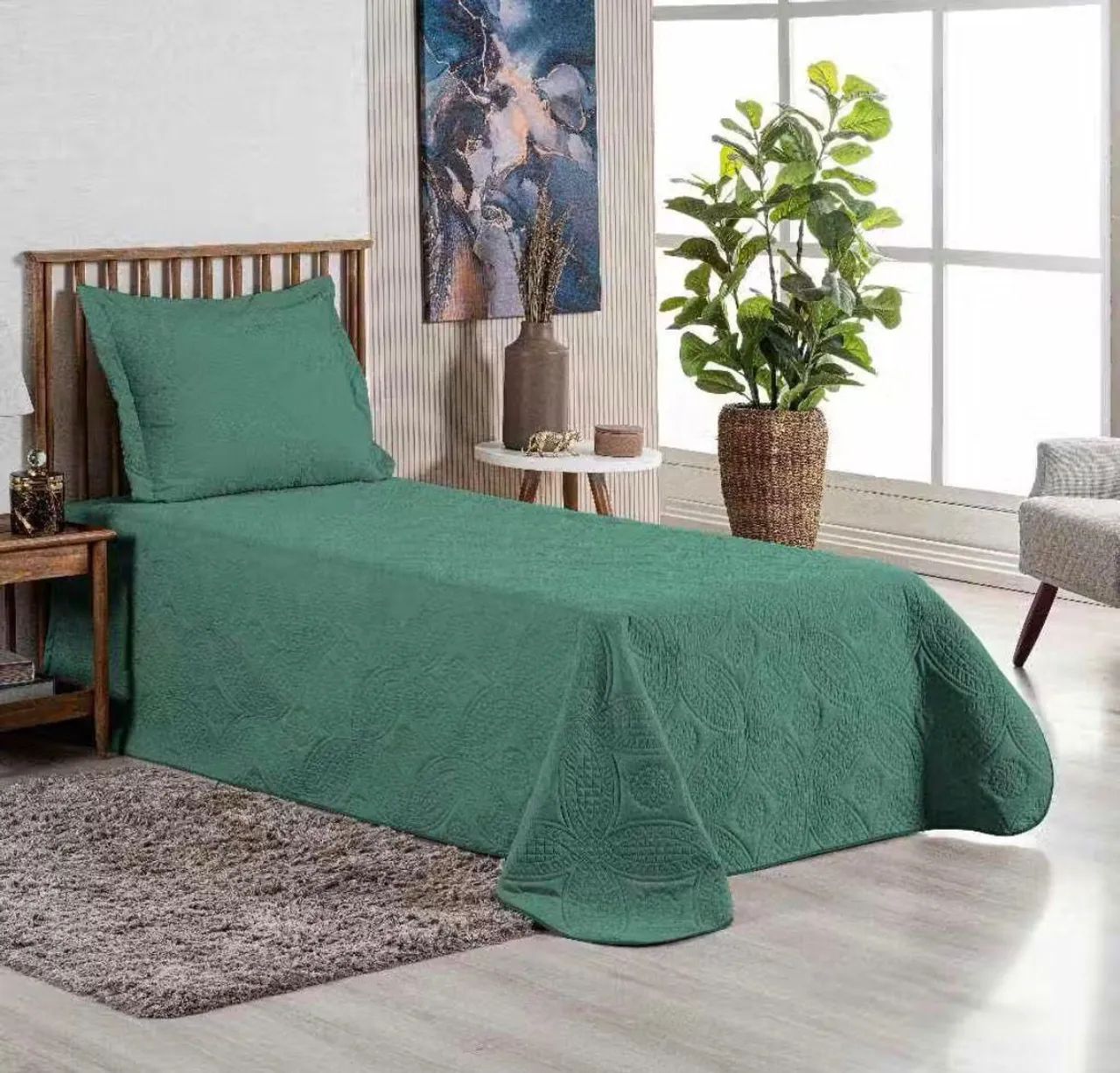 Colcha para cama de solteiro