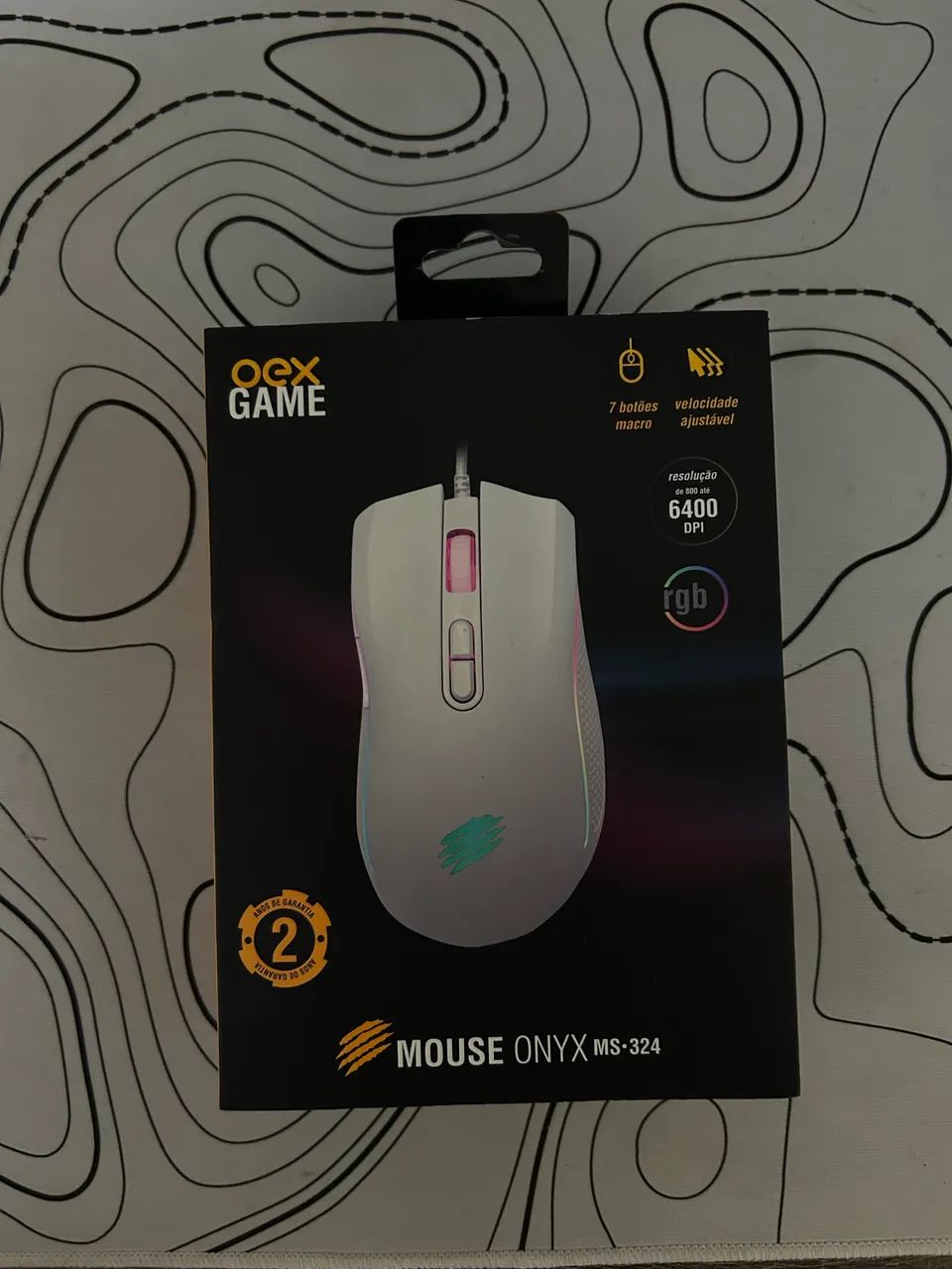 Mouse Gamer OEX Game Onyx-MS324