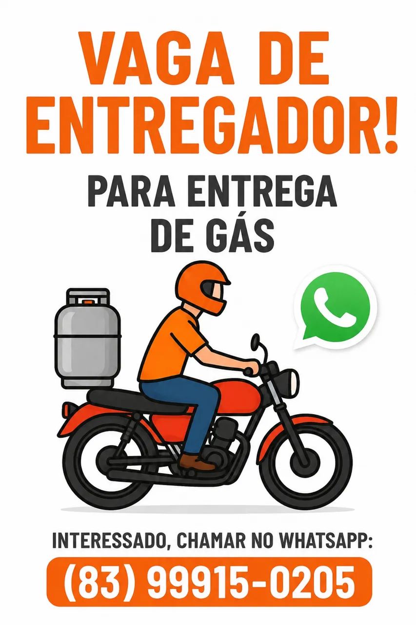 Entregador de gás 