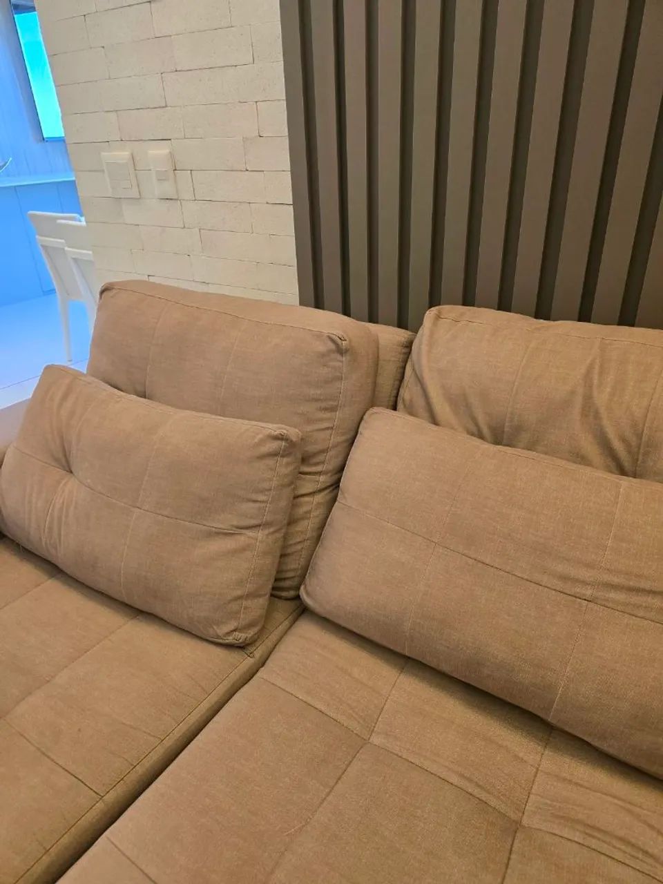 Vendo sofá retrátil 3 lugares - Foto 3